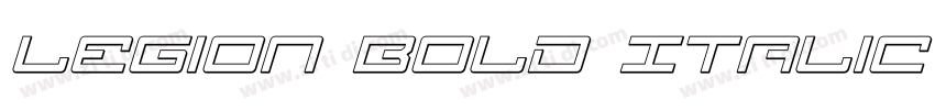 Legion Bold Italic B字体转换